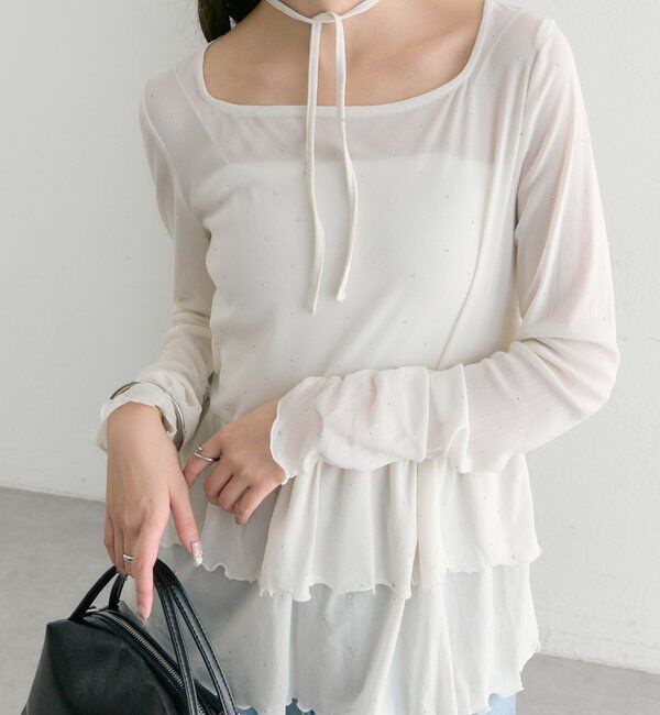  「26SSドットティアードプルオーバー」|Tシャツ・カットソー|