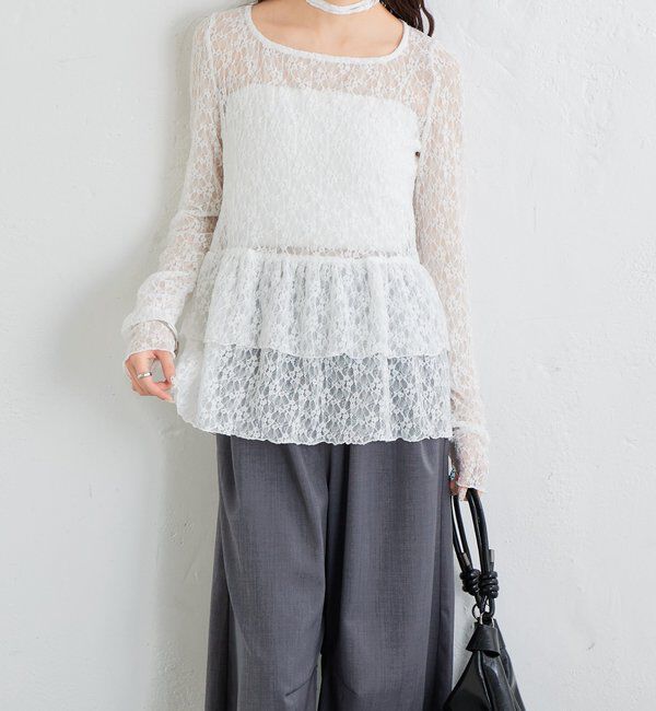  「26SSドットティアードプルオーバー」|Tシャツ・カットソー|