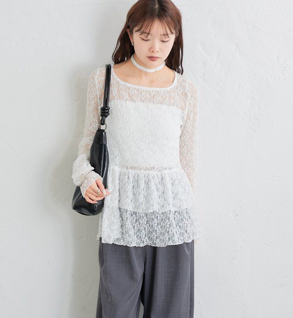  「26SSドットティアードプルオーバー」|Tシャツ・カットソー|