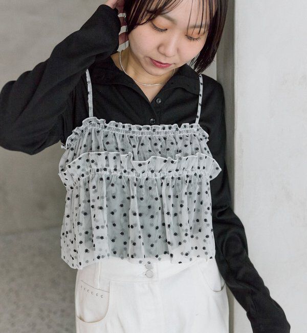  「フラワーチュールビスチェ」|シャツ・ブラウス|
