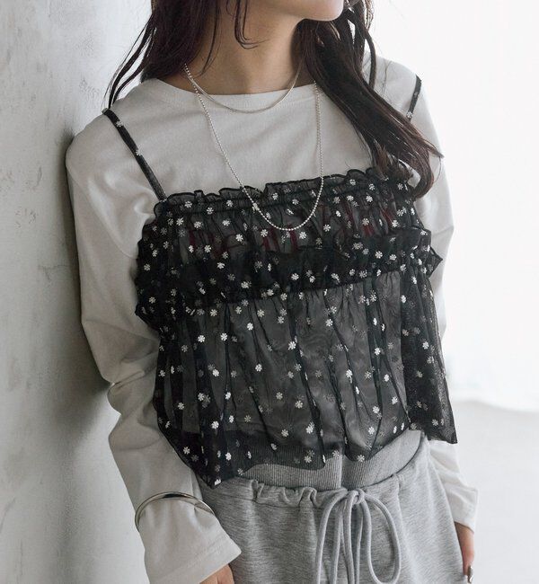  「フラワーチュールビスチェ」|シャツ・ブラウス|