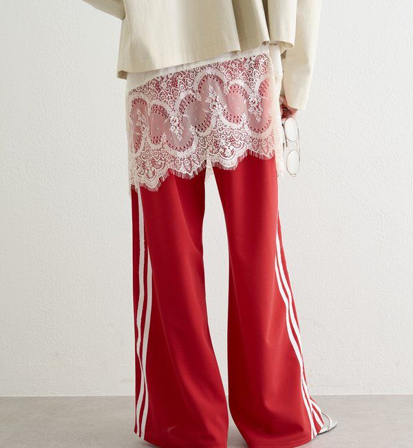  「ロゴ刺繍イージーパンツ」|チノ|