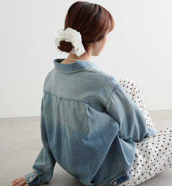  「チャーム付きフラワーシュシュ」|その他|