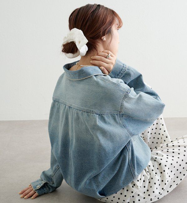  「チャーム付きフラワーシュシュ」|その他|