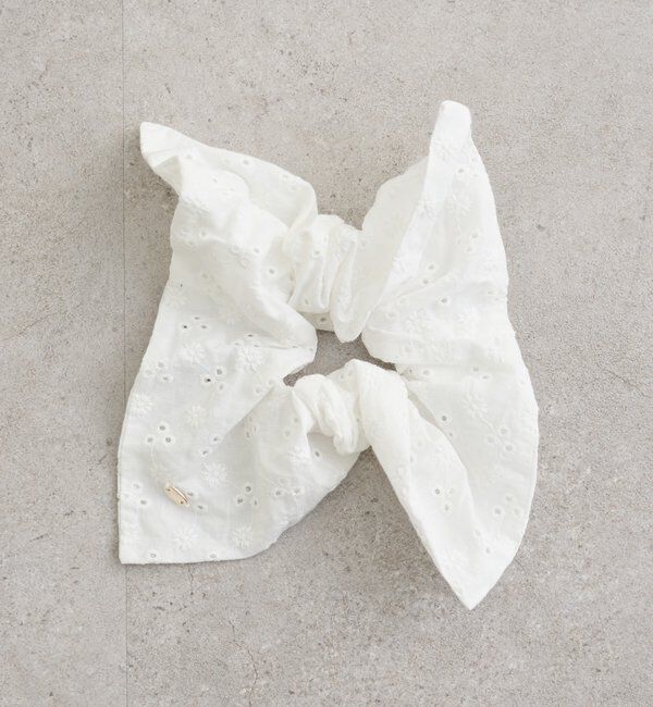  「チャーム付きフラワーシュシュ」|その他|