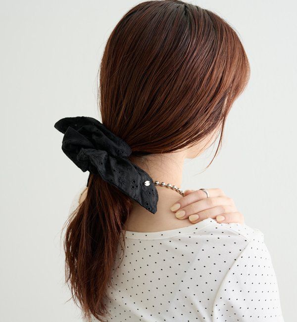  「チャーム付きフラワーシュシュ」|その他|