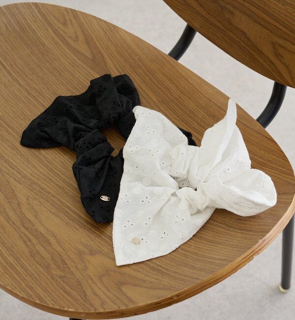  「チャーム付きフラワーシュシュ」|その他|