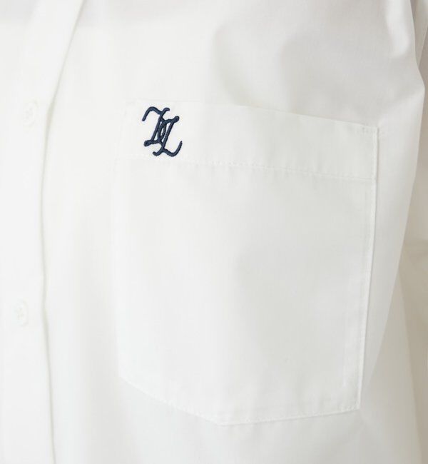  「ロゴ刺繍シャツ」|シャツ・ブラウス|