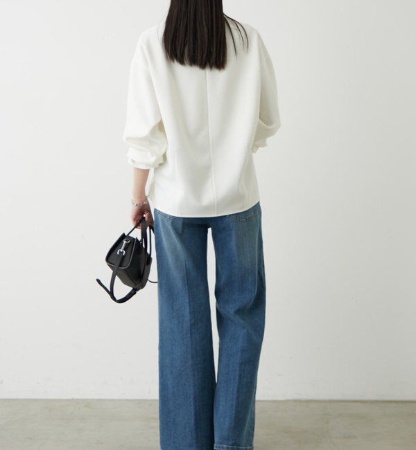  「ダブルクロスVブラウス」|シャツ・ブラウス|