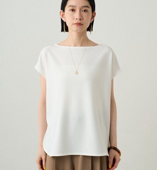  「カットジョーゼットフレンチブラウス」|シャツ・ブラウス|