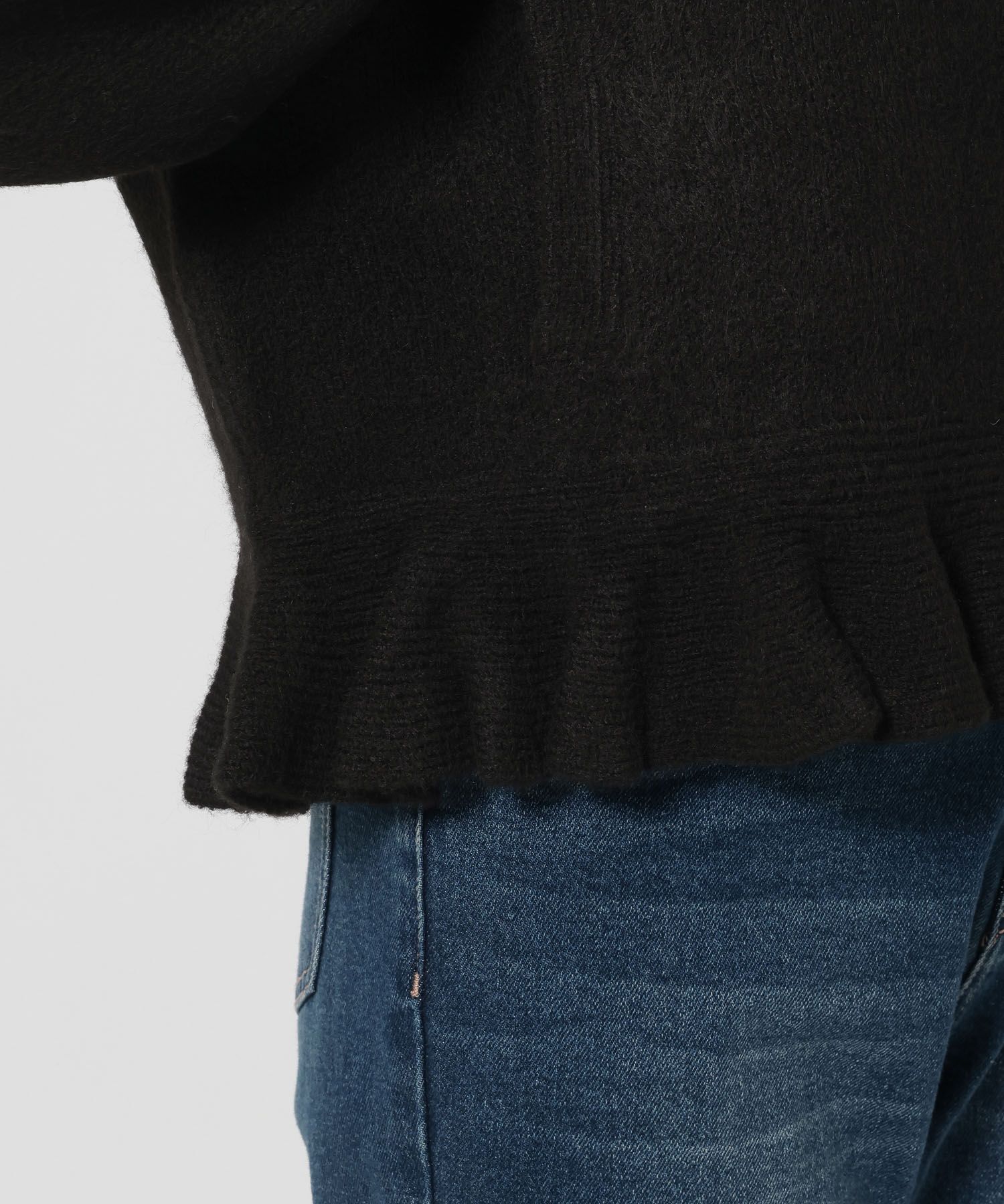 LOWRYS FARM「エリニットフリルブルゾン」|その他|