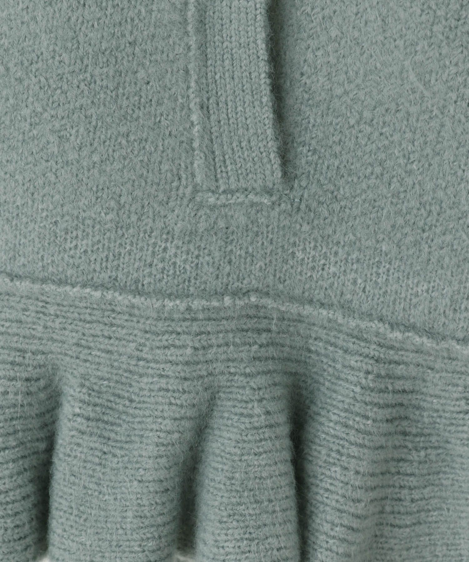 LOWRYS FARM「エリニットフリルブルゾン」|その他|