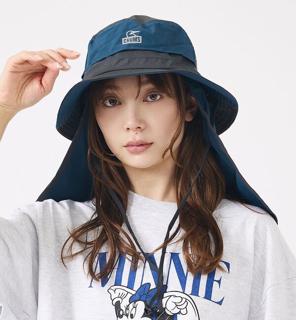 ABAHOUSE「【CHUMS / チャムス】サンシェードハット / ユニセックス / 帽子」|その他|ブルー系その他2