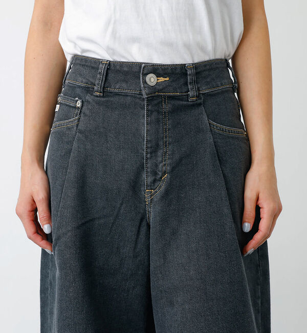 Rouge vif「【SOMETHING/サムシング】HANA タックカバーテパード / デニムパン」|その他|