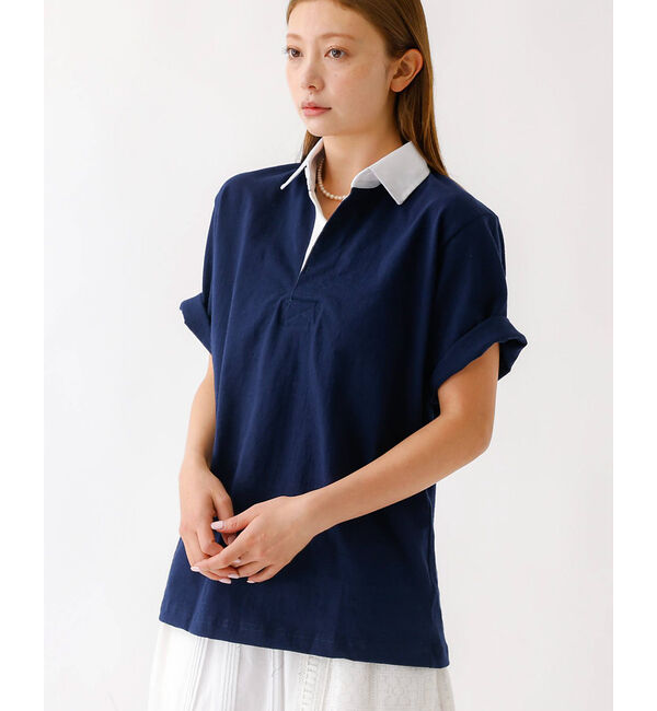 Rouge vif「【BARBARIAN/バーバリアン】JCSS S/S VSE/ライトウェイト/半」|シャツ・ブラウス|ネイビー