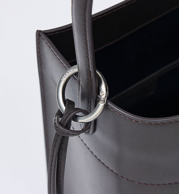 Rouge vif「【ORSETTO/オルセット】SCATOLA スムースレザー ショルダーバッグ」|ショルダー・メッセンジャー|