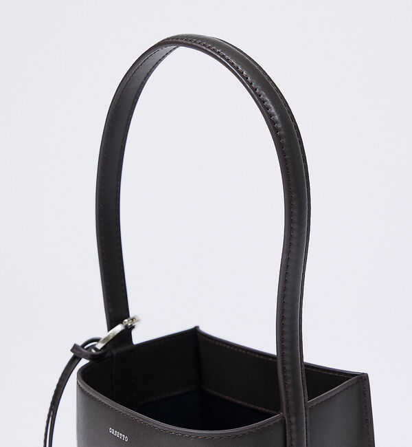 Rouge vif「【ORSETTO/オルセット】SCATOLA スムースレザー ショルダーバッグ」|ショルダー・メッセンジャー|