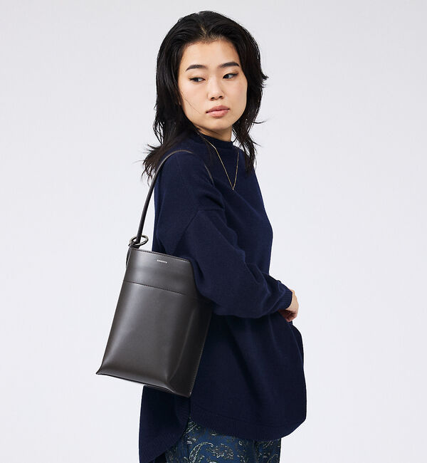 Rouge vif「【ORSETTO/オルセット】SCATOLA スムースレザー ショルダーバッグ」|ショルダー・メッセンジャー|