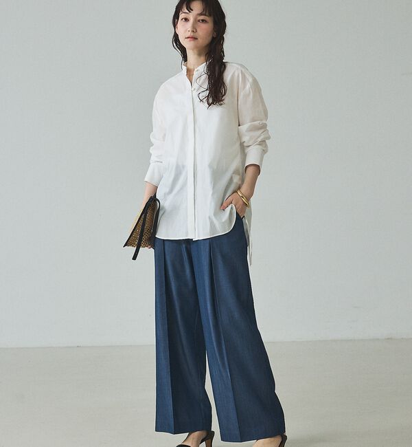 qualite「ウエストドロストシャツ」|シャツ・ブラウス|