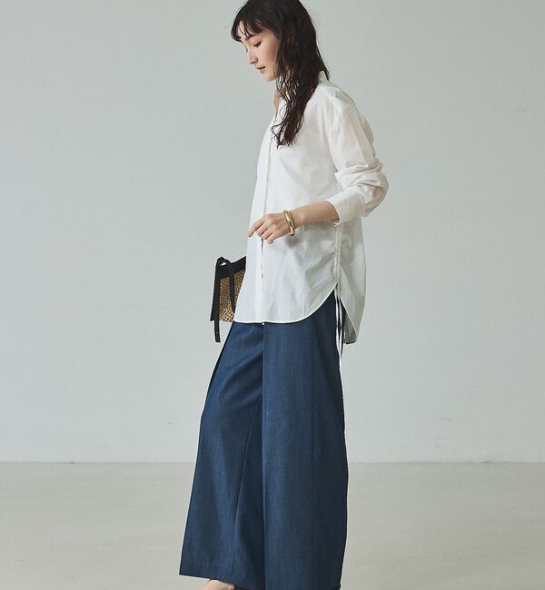 qualite「ウエストドロストシャツ」|シャツ・ブラウス|
