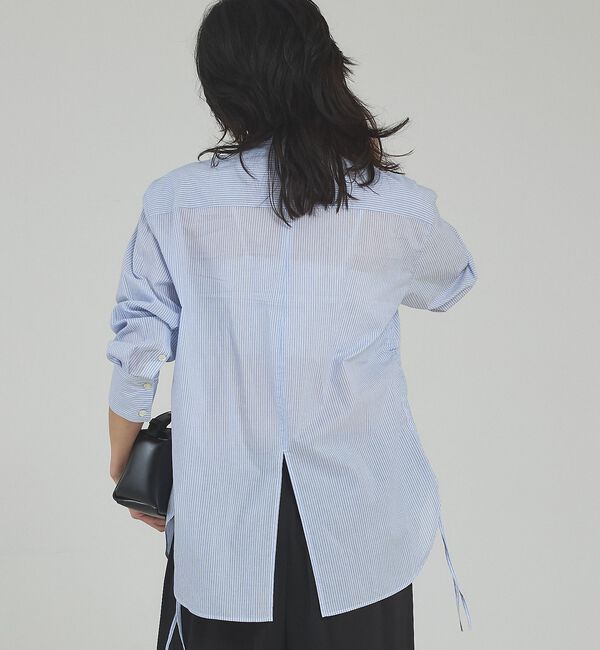 qualite「ウエストドロストシャツ」|シャツ・ブラウス|