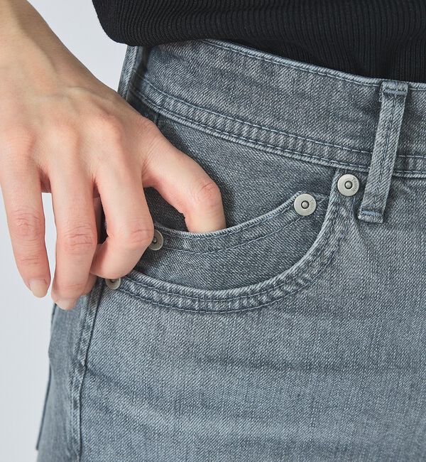 qualite「【YANUK】Wide Flare FRG ワイドフレアパンツ」|デニム|