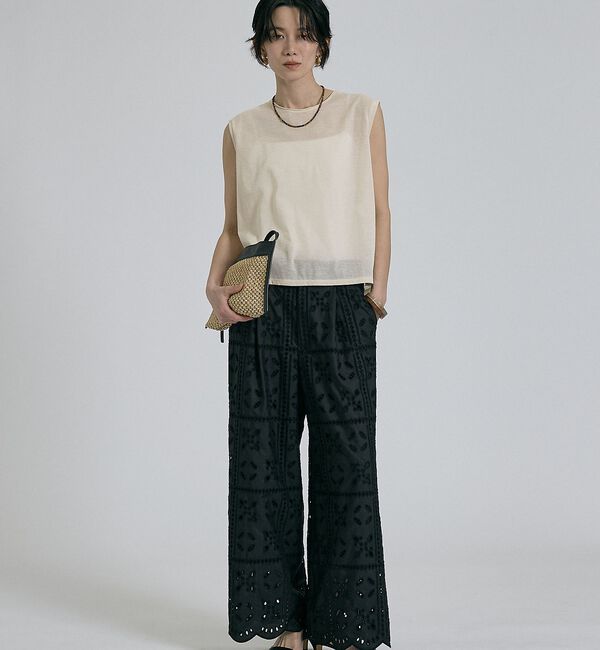 qualite「シアーノースリーブT【予約】」|キャミソール|