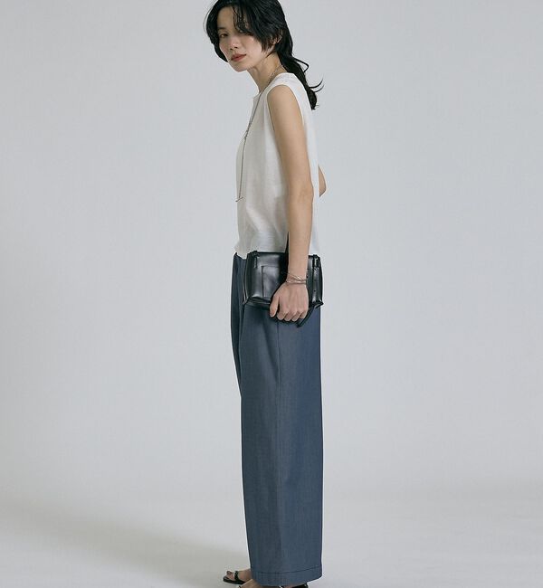 qualite「シアーノースリーブT【予約】」|キャミソール|