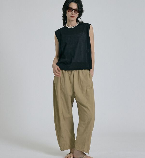 qualite「シアーノースリーブT【予約】」|キャミソール|