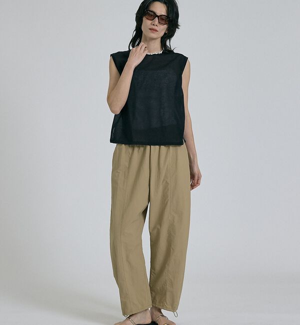 qualite「シアーノースリーブT【予約】」|キャミソール|