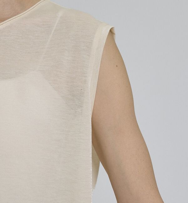 qualite「シアーノースリーブT【予約】」|キャミソール|