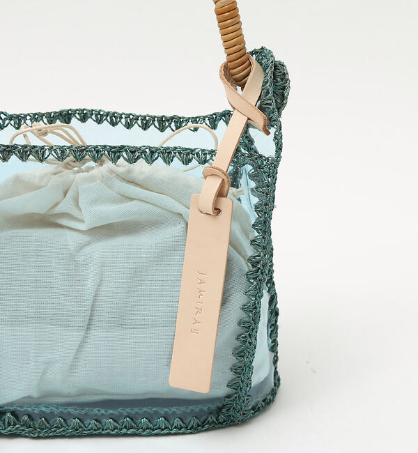 AU BANNISTER「●JAMIRAY コードパッチ クリアハンドバッグ」|ハンドバッグ|