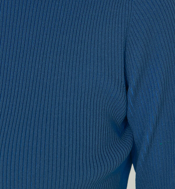 abahouse mavie「ポリエステルリブハイネックプルオーバー」|ニット・セーター|