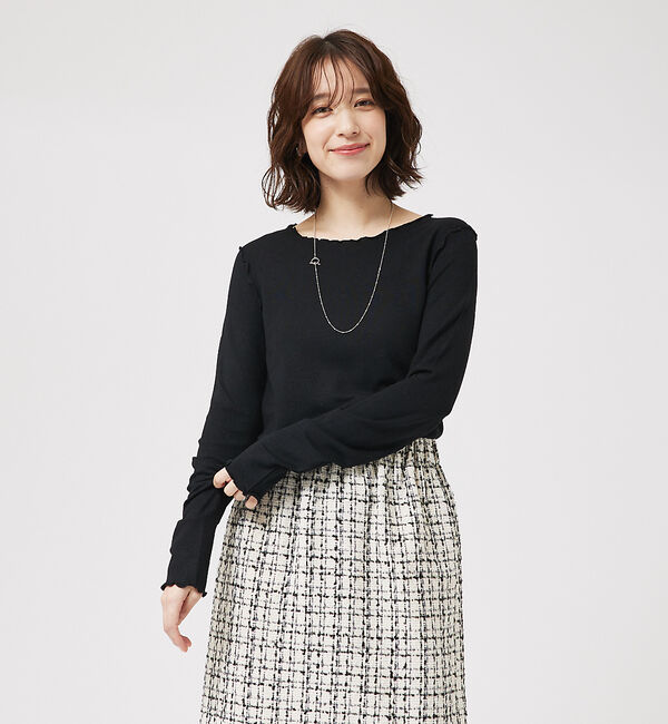 abahouse mavie「スパークナイロンクルーネックプルオーバー」|Tシャツ・カットソー|