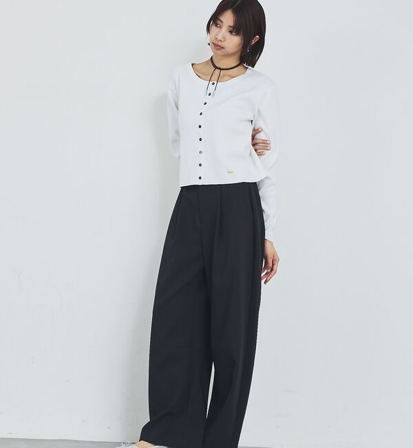 abahouse mavie「ショートカーディガン」|カーディガン|