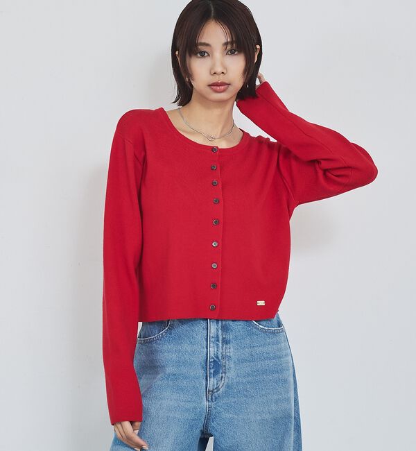 abahouse mavie「ショートカーディガン」|カーディガン|