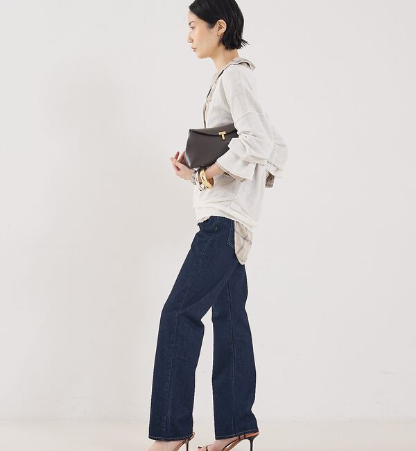 The Store by C' 「【COCUCA】リネンVネックニット【予約】」|ニット・セーター|