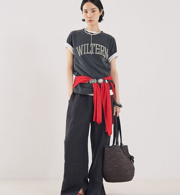 The Store by C' 「【COCUCA】リネンVネックニット【予約】」|ニット・セーター|