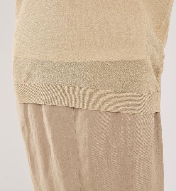 The Store by C' 「【COCUCA】リネンVネックニット【予約】」|ニット・セーター|