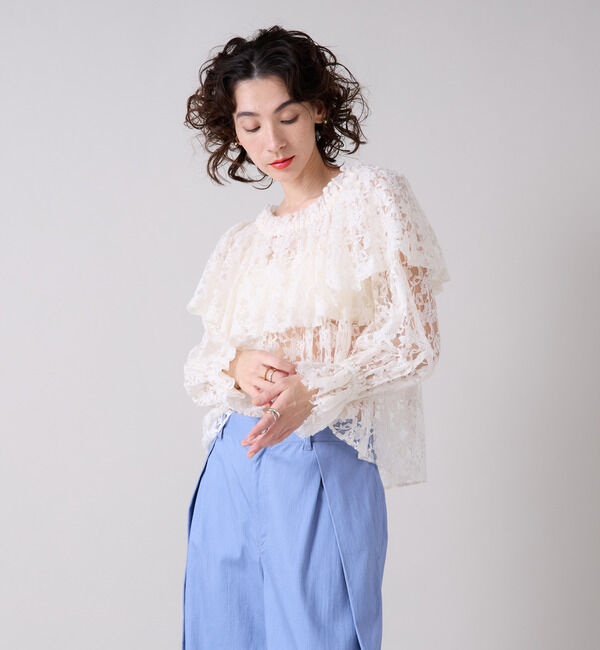 Liesse「フリルボヘミアンブラウス」|シャツ・ブラウス|