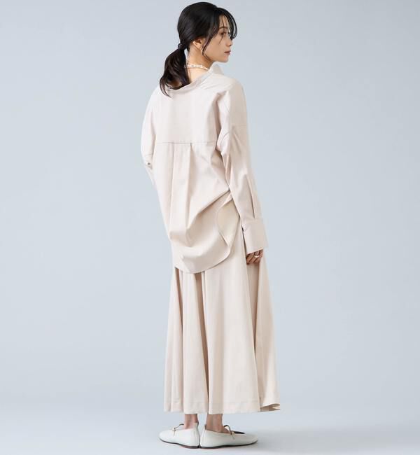 Liesse「バンドカラーロングシャツ」|シャツ・ブラウス|