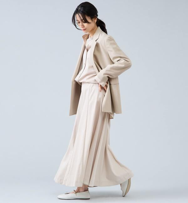 Liesse「バンドカラーロングシャツ」|シャツ・ブラウス|