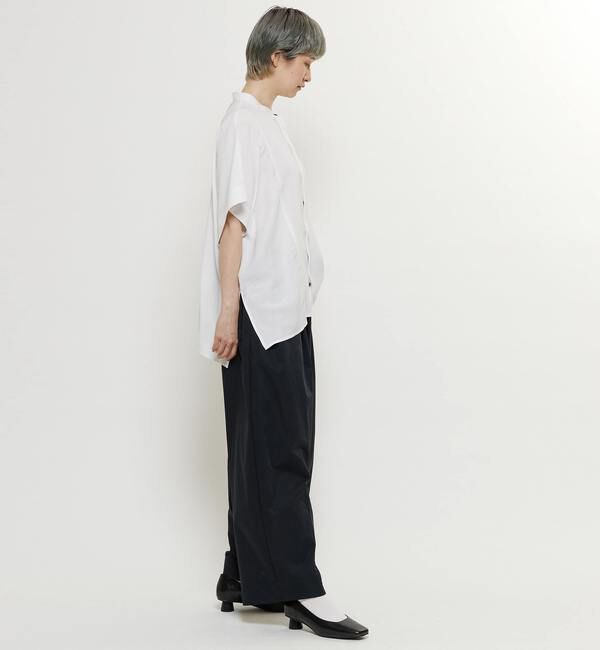 Soffitto「【nota della mano sinistra（ノータ デラ マノ シニストラ）】ドルマンスクエアシャツ」|シャツ・ブラウス|