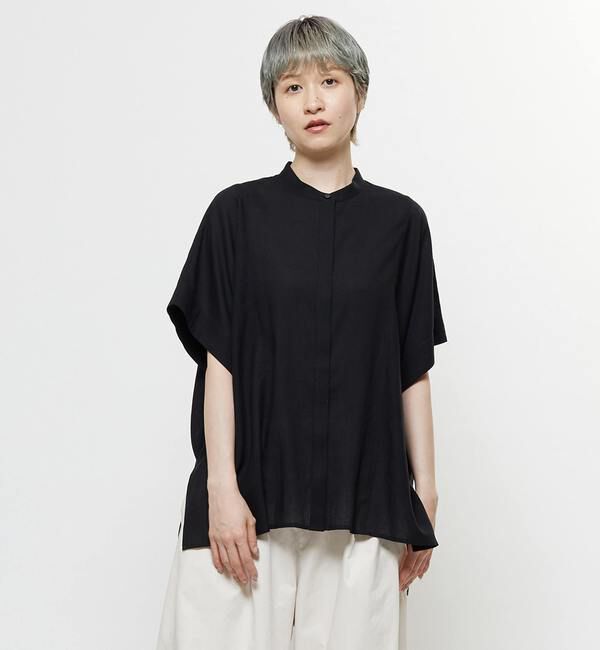 Soffitto「【nota della mano sinistra（ノータ デラ マノ シニストラ）】ドルマンスクエアシャツ」|シャツ・ブラウス|