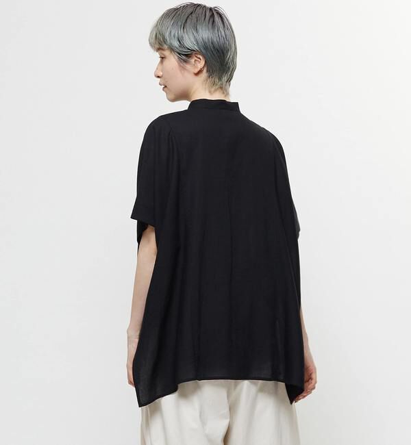 Soffitto「【nota della mano sinistra（ノータ デラ マノ シニストラ）】ドルマンスクエアシャツ」|シャツ・ブラウス|