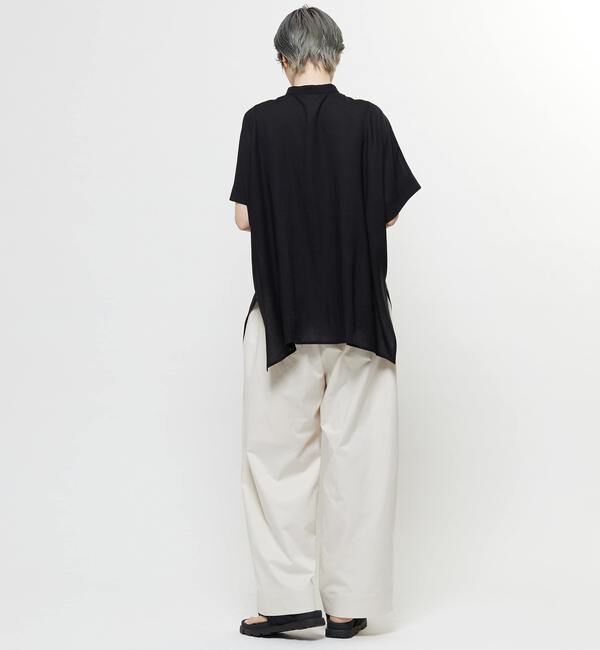 Soffitto「【nota della mano sinistra（ノータ デラ マノ シニストラ）】ドルマンスクエアシャツ」|シャツ・ブラウス|