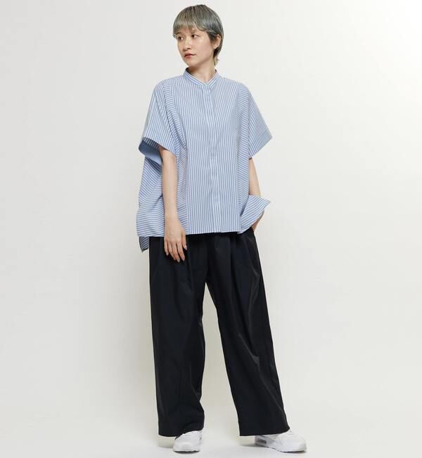Soffitto「【nota della mano sinistra（ノータ デラ マノ シニストラ）】ドルマンスクエアシャツ」|シャツ・ブラウス|