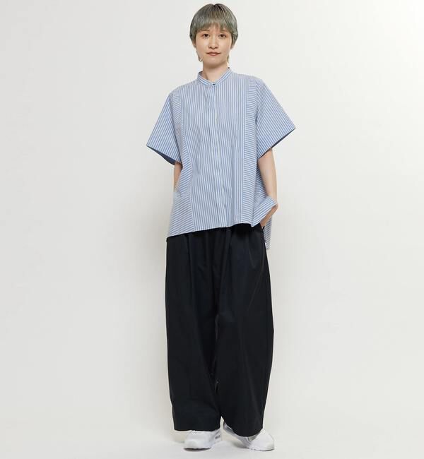 Soffitto「【nota della mano sinistra（ノータ デラ マノ シニストラ）】ドルマンスクエアシャツ」|シャツ・ブラウス|