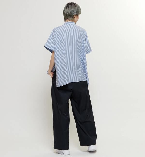 Soffitto「【nota della mano sinistra（ノータ デラ マノ シニストラ）】ドルマンスクエアシャツ」|シャツ・ブラウス|