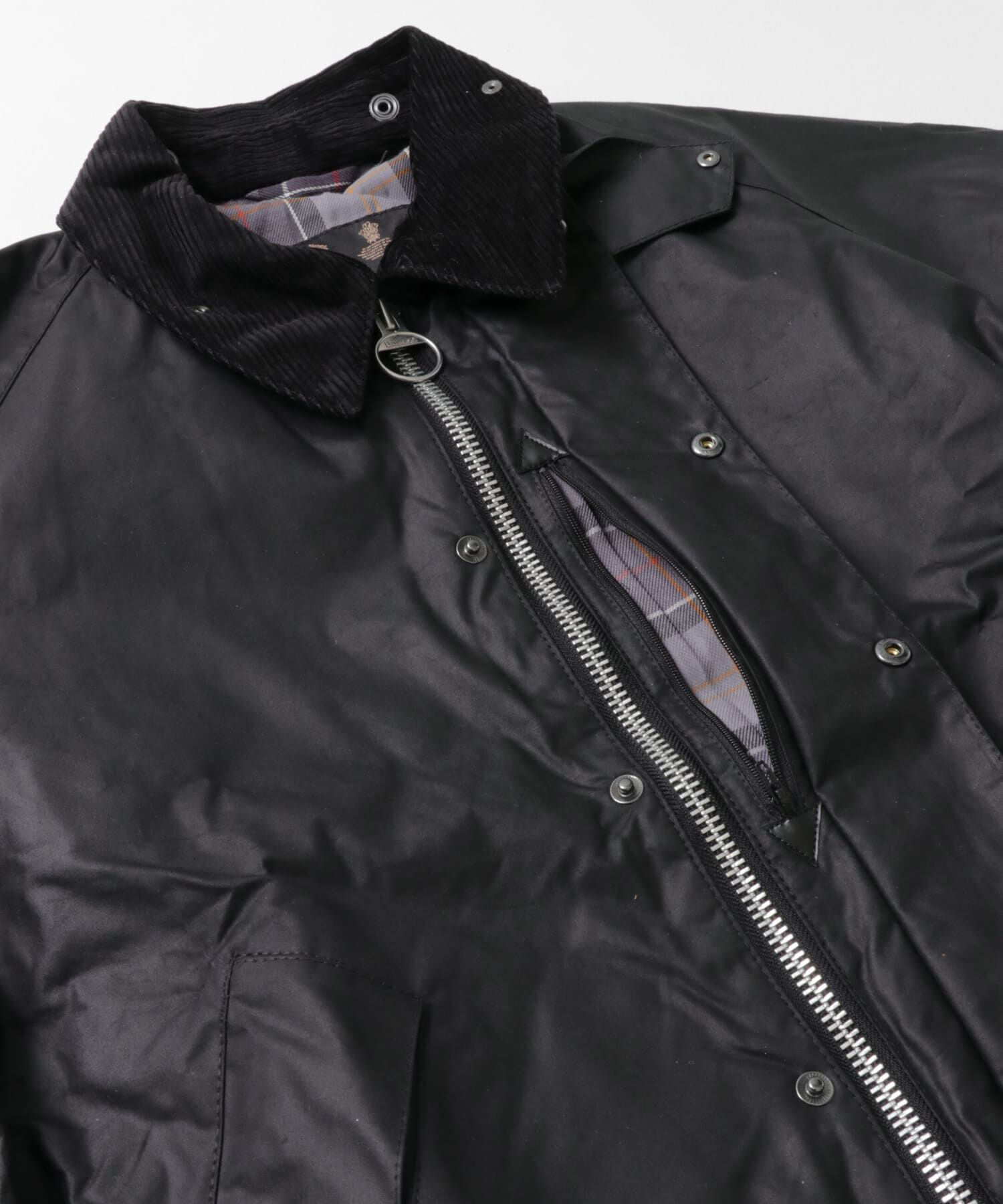 URBAN RESEARCH DOORS「OS TRANSPORT WAX JACKET」|ノーカラーコート|